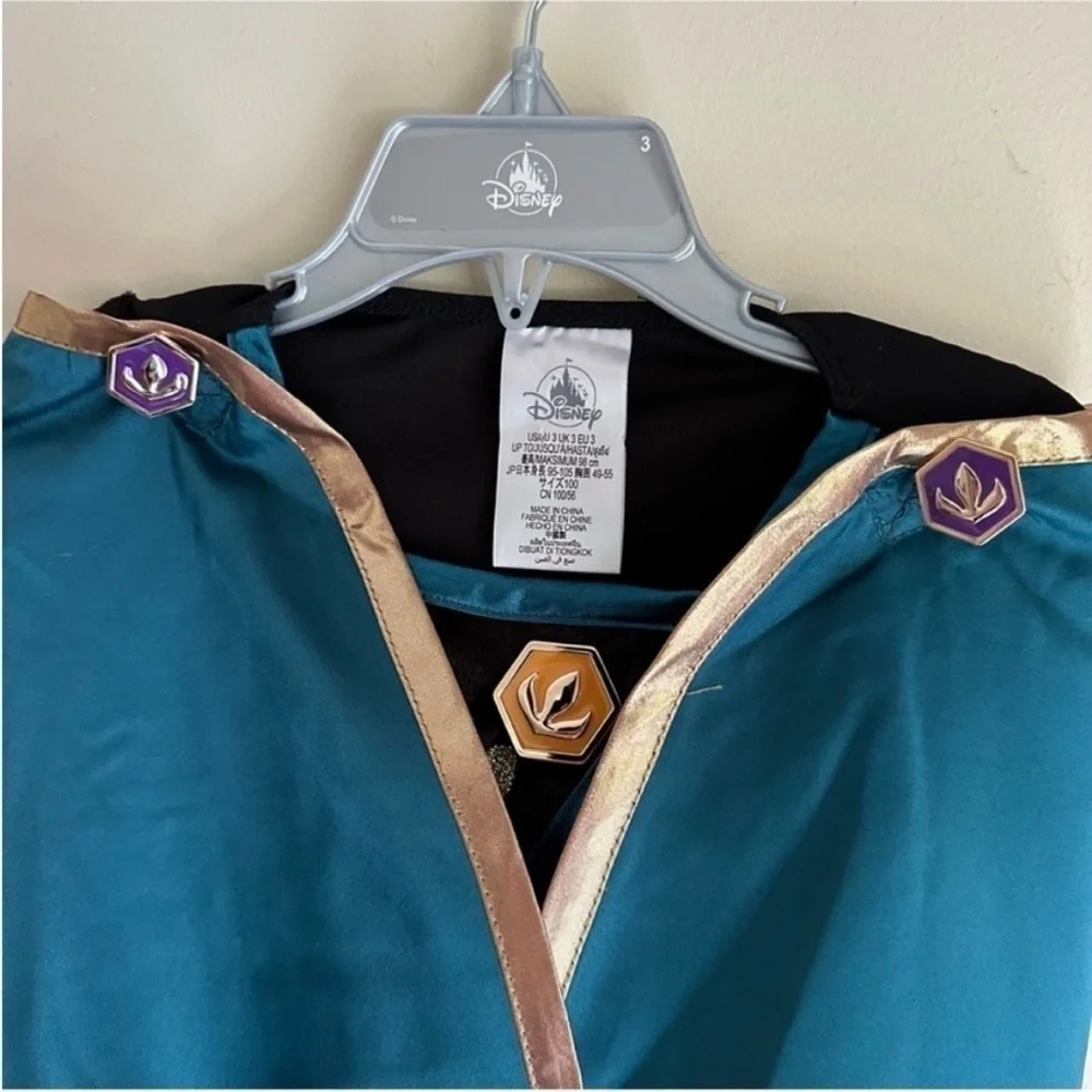 NEW Disney Parks Frozen 2 Anna Coronation Dress And Cape 3T